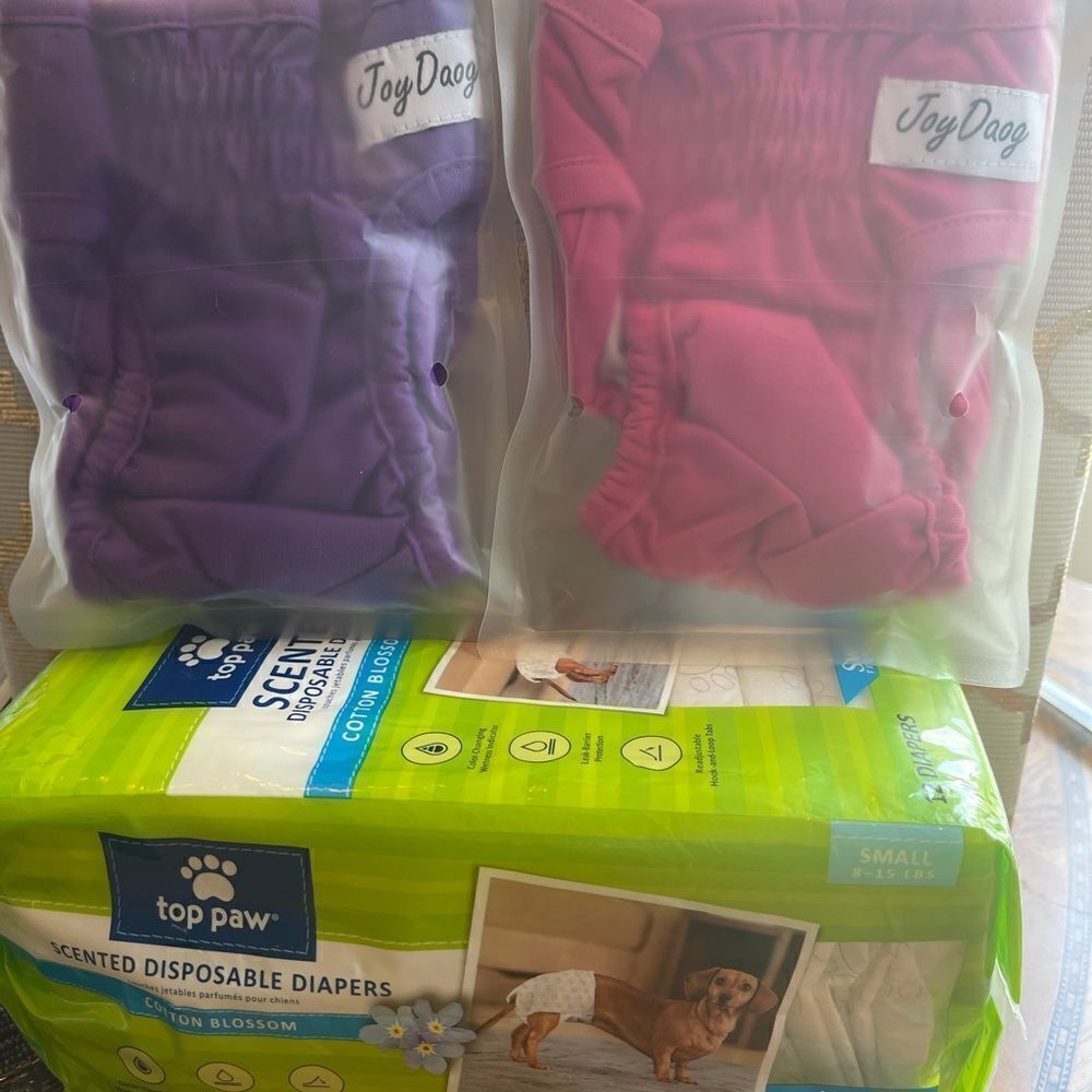 2 DIAPER Covers & Diaper Pack! - Picture 5 of 14